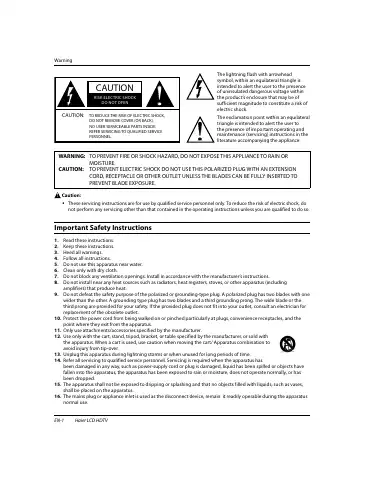 Haier HL32XK2 Owner's Manual first page preview