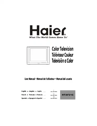Haier HTAF21C User Manual first page preview