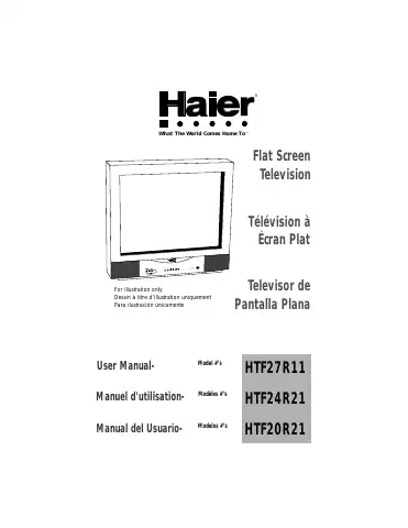 Haier HTF20R21 User Manual first page preview