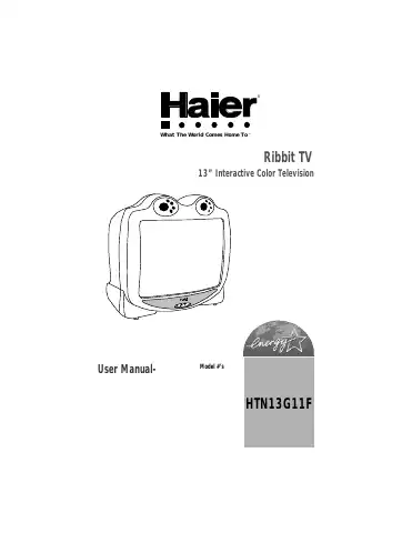 Haier HTN13G11F - 12-01 User Manual first page preview
