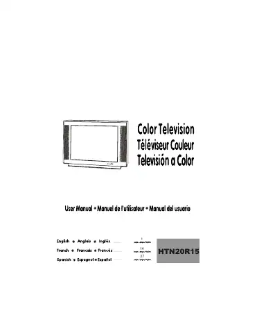 Haier HTN20R15 User Manual first page preview