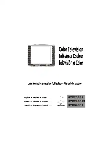 Haier HTX25S31, HTX29S31S, HTX34S31 User Manual first page preview