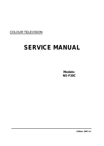 Haier NS-F20C Service Manual first page preview