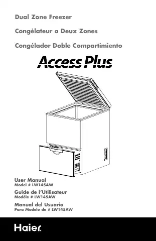 Haier LW145AW User Manual first page preview