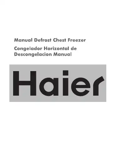 Haier BD-142H User Manual first page preview