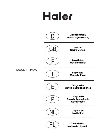 Haier HF-146AA User Manual first page preview