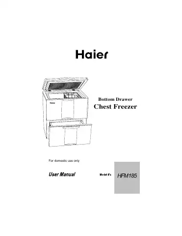 Haier HFM185 User Manual first page preview