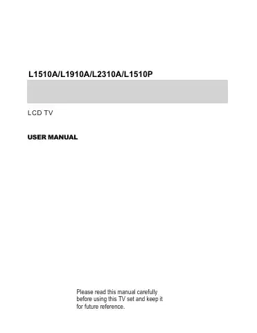 Haier L1510P User Manual first page preview