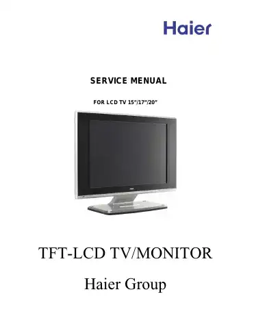 Haier L20AV6-A0 Service Manual first page preview