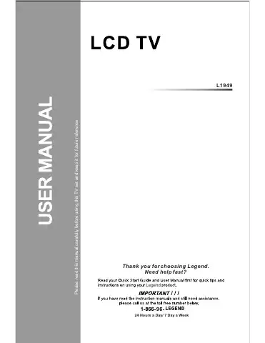 Haier L1949 User Manual first page preview