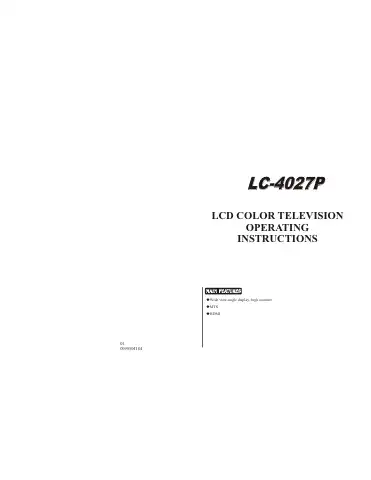Haier LC-4027P User Manual first page preview