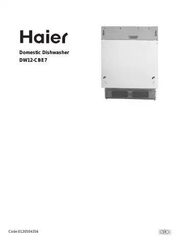 Haier DW12-CBE7 Owner's Manual first page preview