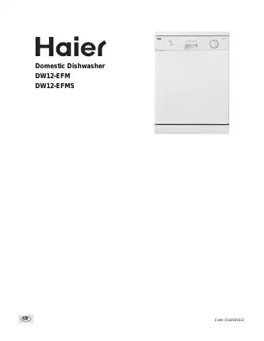 Haier DW12-EFM Owner's Manual first page preview
