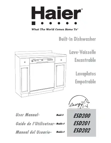 Haier ESD200 User Manual first page preview