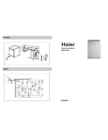 Haier WQP12-AFM Installation Manual first page preview