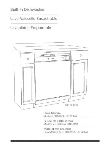 Haier HDB24EA User Manual first page preview