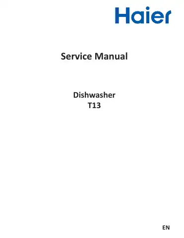 Haier T13 Service Manual first page preview