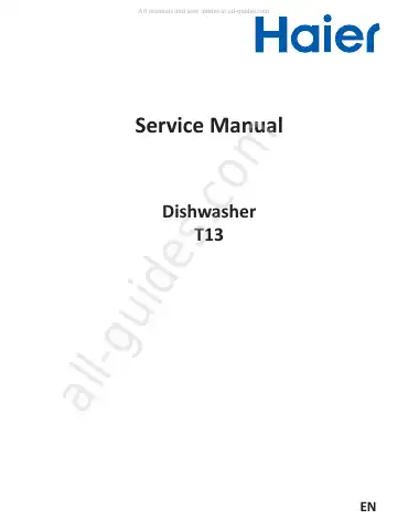 Haier T13 Service Manual first page preview