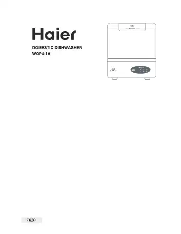 Haier WQP4-1A User Manual first page preview