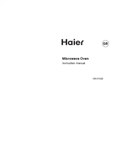 Haier HR-5702 Instruction Manual first page preview
