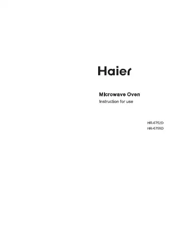 Haier HR-5752D Instructions For Use Manual first page preview