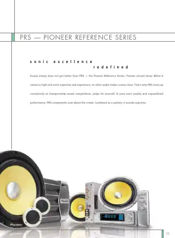 Pioneer Reference Series DEQ-P9 Catalog first page preview