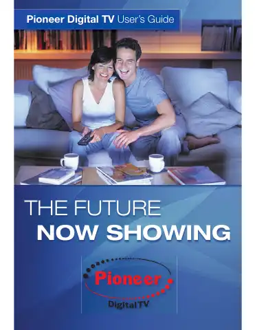 Pioneer Digital TV User Manual first page preview