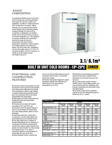 Zanussi 102029 Specifications first page preview