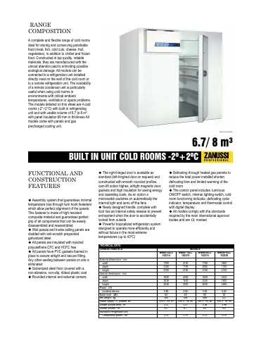 Zanussi 102214 Specifications first page preview