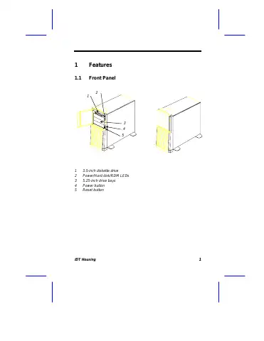 Acer IDT User Manual first page preview
