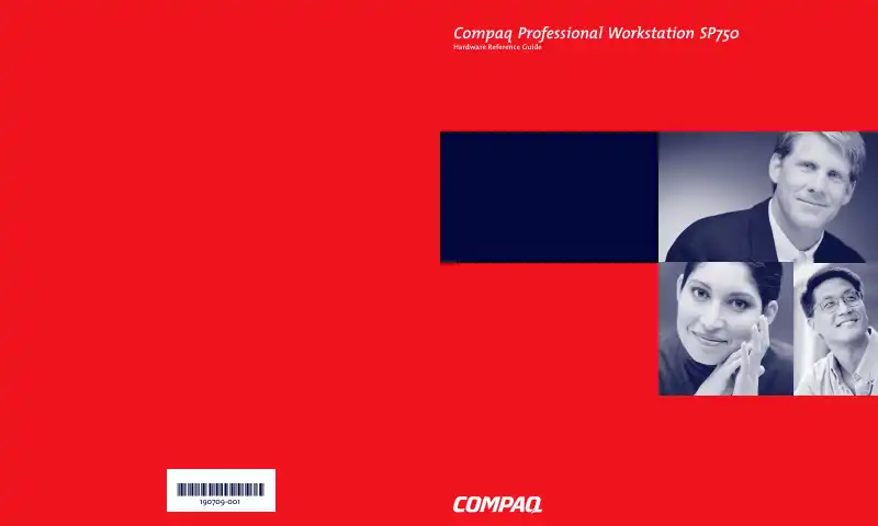 HP Compaq SP750 Reference Manual first page preview