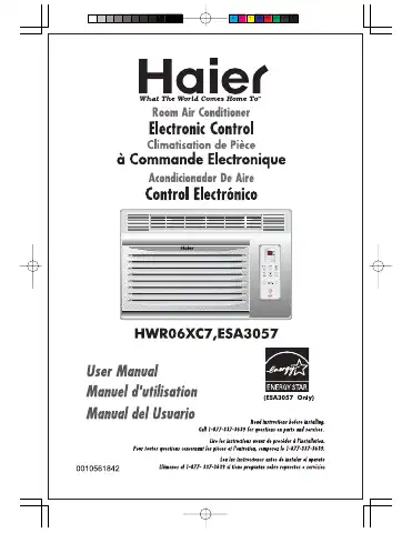 Haier ESA3057 User Manual first page preview