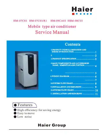 Haier HM-07C03 Service Manual first page preview
