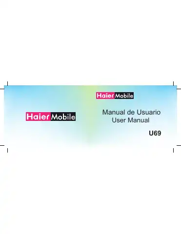 Haier U69 User Manual first page preview