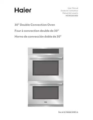 Haier HCW3285AES User Manual first page preview