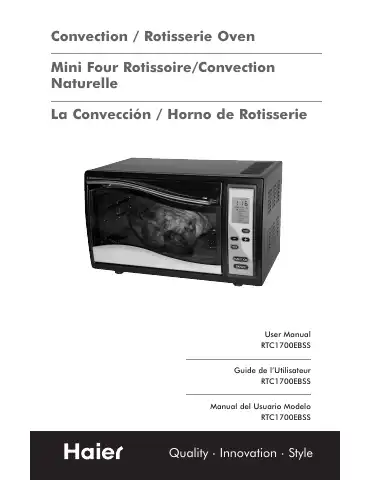 Haier RTC1700EBSS User Manual first page preview