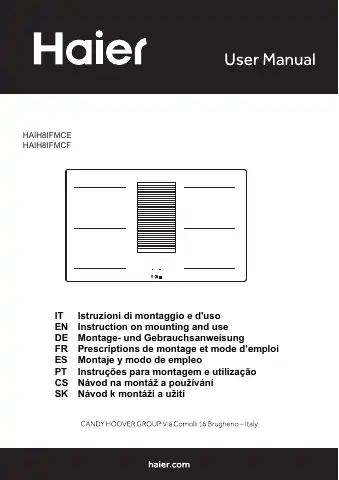 Haier HAIH8IFMCE User Manual first page preview