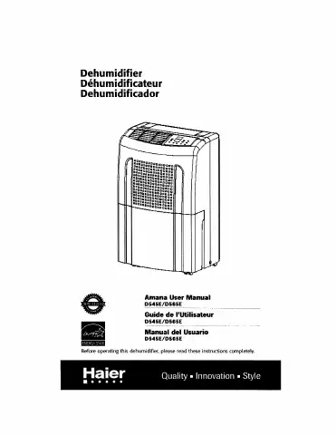 Haier D545E User Manual first page preview
