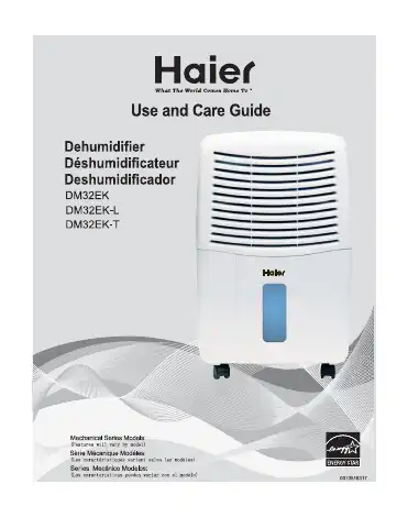 Haier DM32EK Manual first page preview