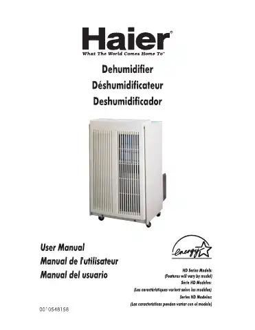 Haier HD301 - 10-03 Manual first page preview