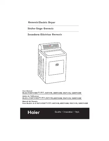 Haier HLF103Q User Manual first page preview