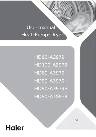 Haier HD90-A2979 Manual first page preview