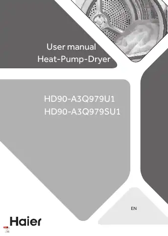 Haier HD90-A3Q979U1 User Manual first page preview