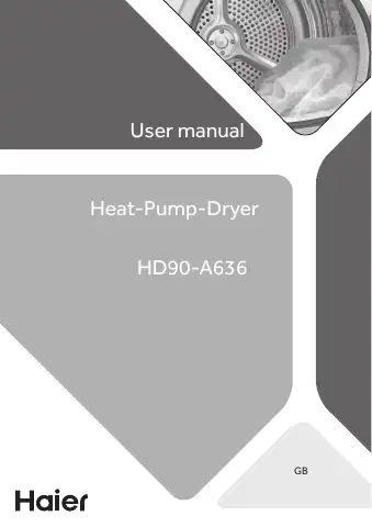 Haier HD90-A636 User Manual first page preview