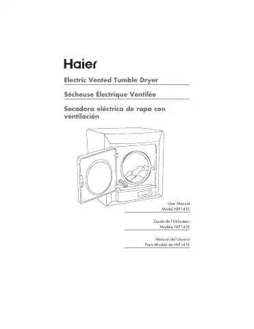 Haier HLP141E User Manual first page preview