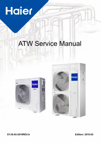 Haier AU082FYCRA(HW) Service Manual first page preview