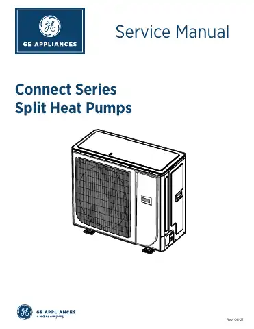 Haier GE Connect Series Service Manual first page preview