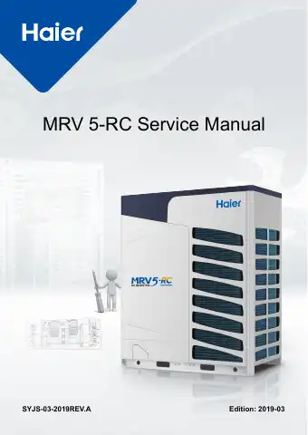 Haier MRV 5-RC VP1-112B Service Manual first page preview