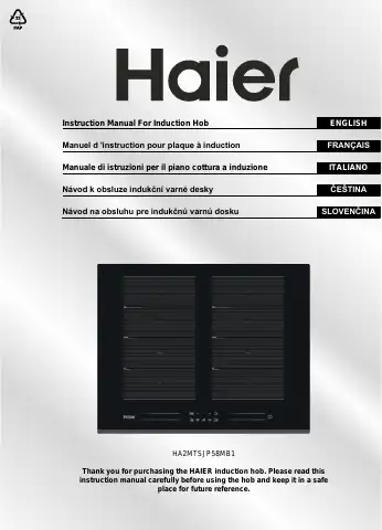 Haier HA2MTSJP58MB1 Instruction Manual first page preview