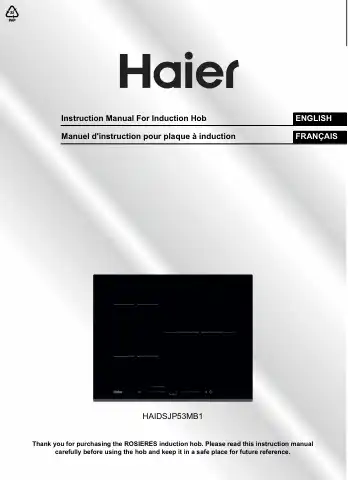 Haier HAIDSJP53MB1 Instruction Manual first page preview
